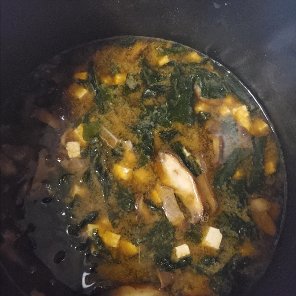 Miso Soup with Shiitake Mushrooms