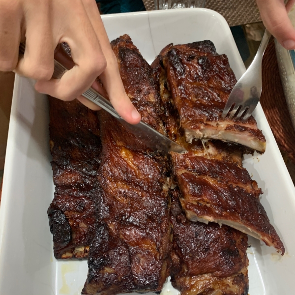 Air Fryer BBQ Baby Back Ribs