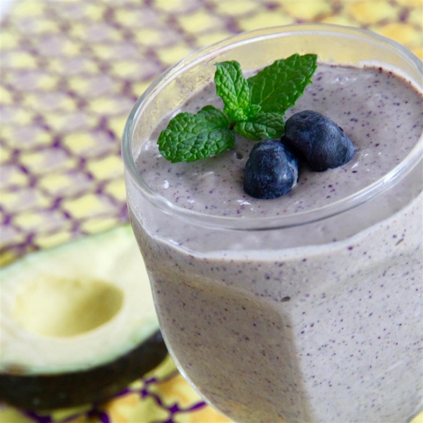 Avocado Blueberry Smoothie