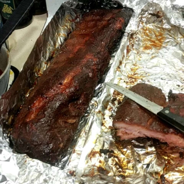 Sweet Smoked Pork Ribs