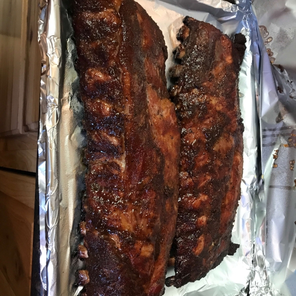 Sweet Smoked Pork Ribs