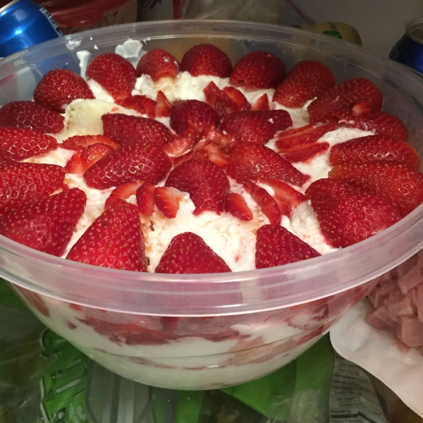 Strawberry Shortcake with Cheesecake Whipped Cream