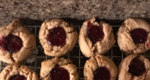 Peanut Butter and Jelly Thumbprint Cookies