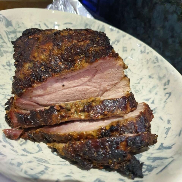 Roasted Loin of Pork with Pan Gravy