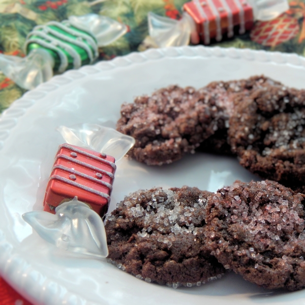 Gluten-Free Double Chocolate Peppermint Cookies