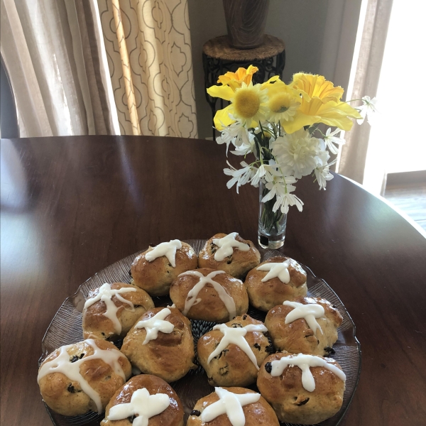 British Hot Cross Buns