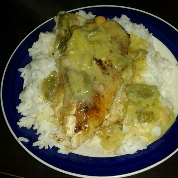 Chicken Creole with Chile Cream Sauce