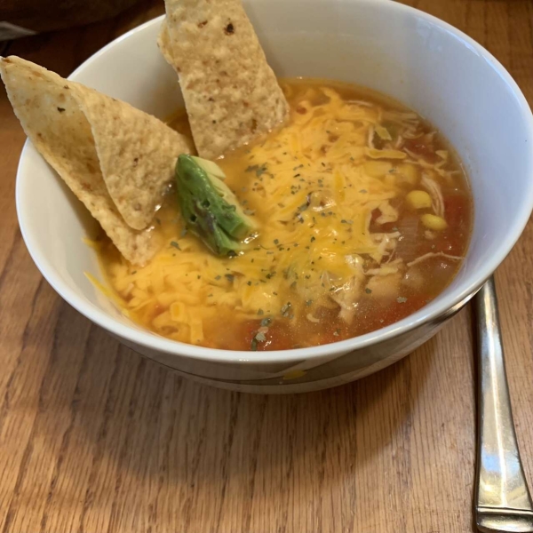 Chicken Tortilla Soup in the Instant Pot