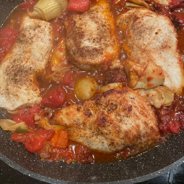 Artichoke and Sun-Dried Tomato Chicken