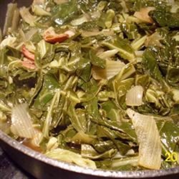 Turnip Greens with Bacon