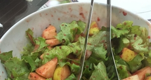 Apple Walnut Salad with Cranberry Vinaigrette