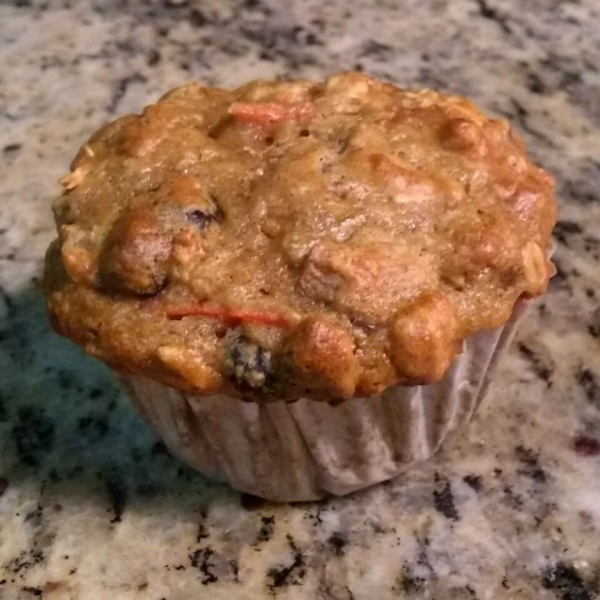 Apple, Carrot, and Ginger Muffins