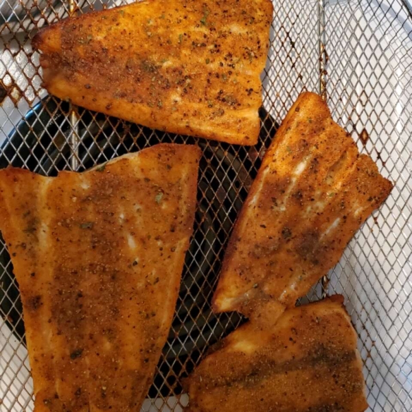 Spicy Air Fryer Salmon