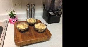 Blueberry-Lemon Cake Mix Cobblers