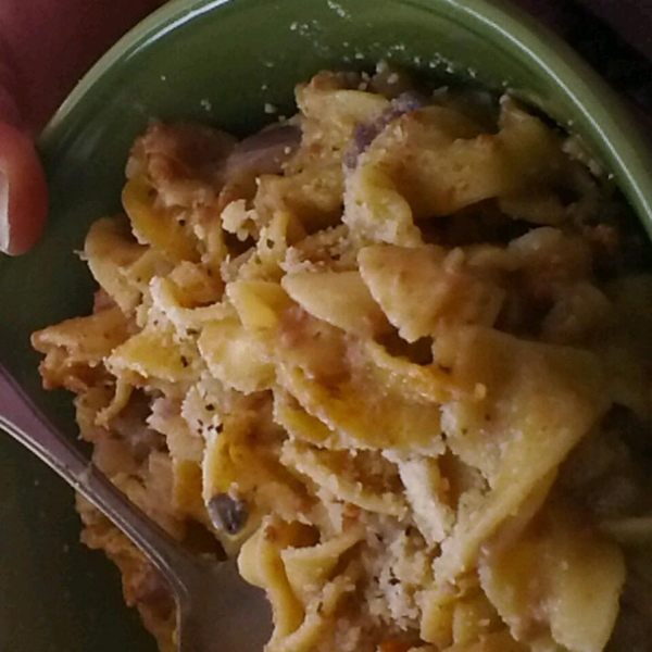 Cheesy Corned Beef Hash Casserole