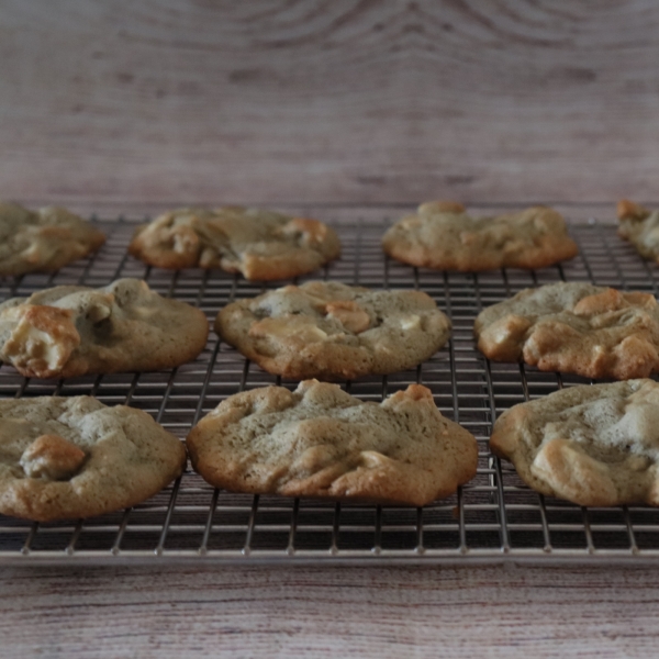 Macadamia Raspberry White Chocolate Cookies