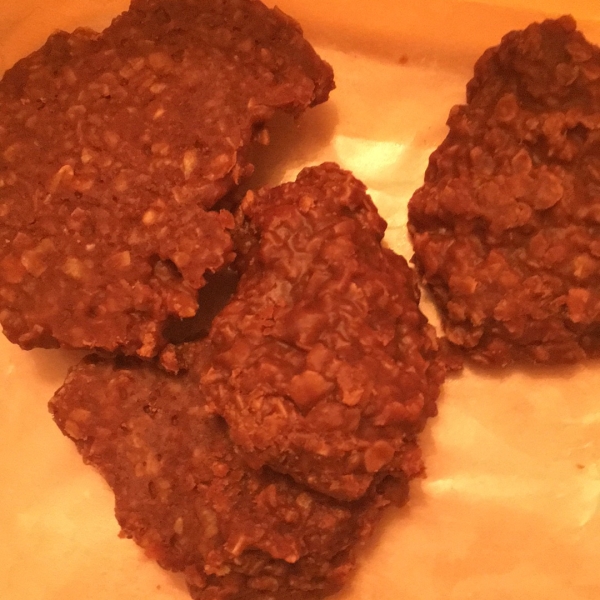 Chocolate - Peanut Butter No Bake Cookies