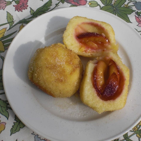 German Breaded Plum Dumplings