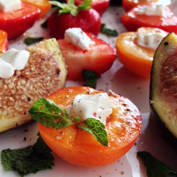 Whipped Ricotta with Honey and Summer Fruit