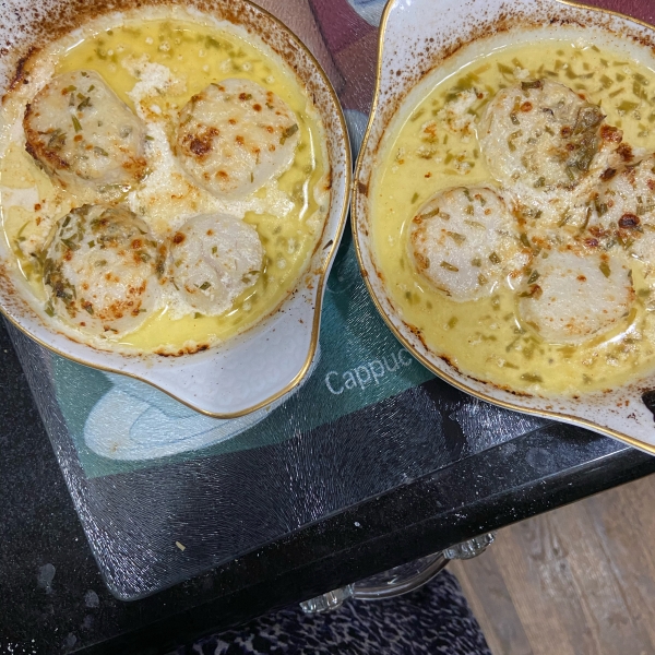 Scallop Gratin