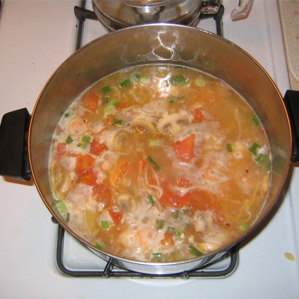 Hot and Sour Shrimp Soup