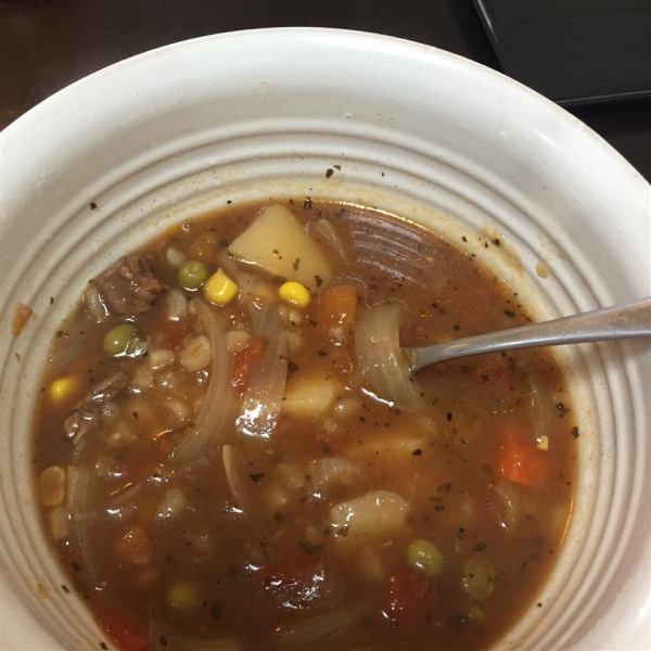 Slow Cooker Vegetable Soup