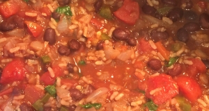 Rice with Black Beans