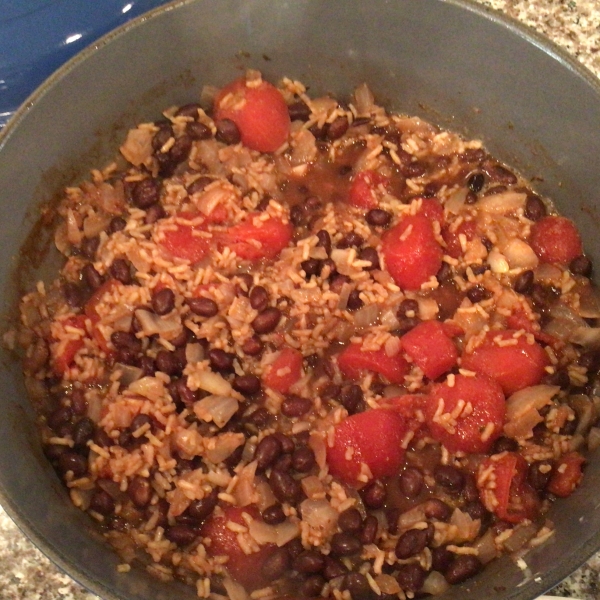 Rice with Black Beans