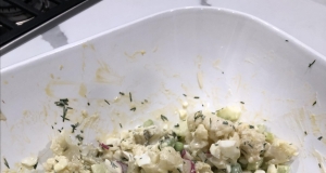 Healthy Cauliflower and Edamame Salad