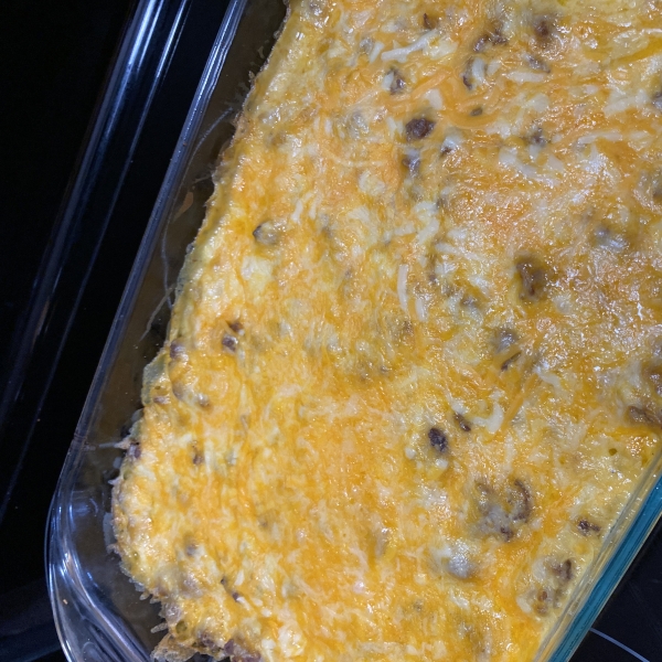 Ground Beef Green Chili Casserole