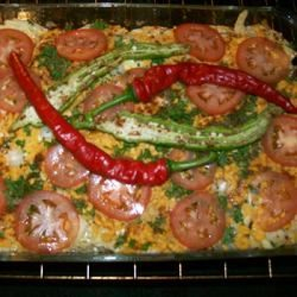 Ground Beef Green Chili Casserole