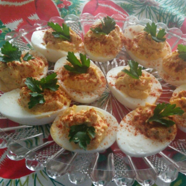 Zippy Deviled Eggs