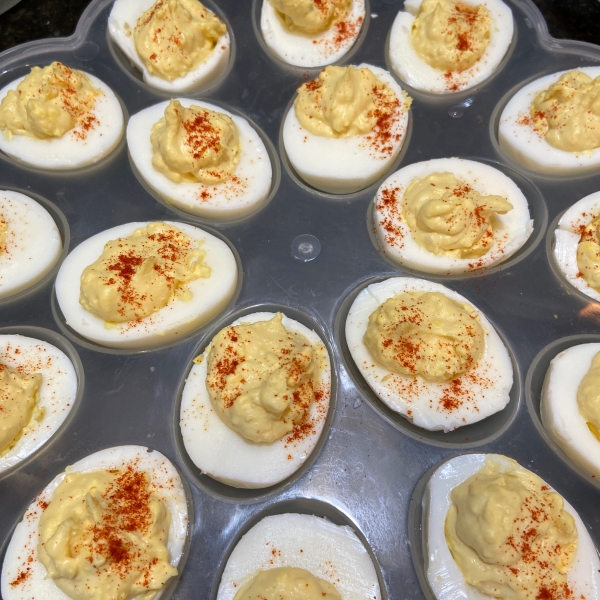 Zippy Deviled Eggs