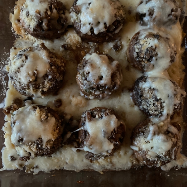 Easy Sausage Stuffed Mushrooms