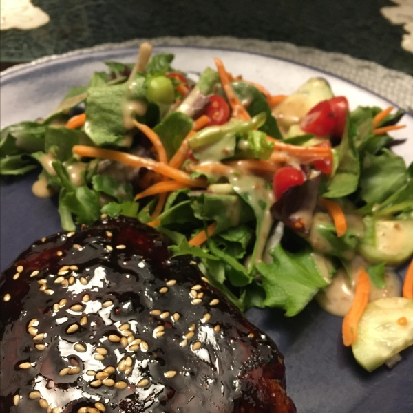 Sticky Garlic Pork Chops