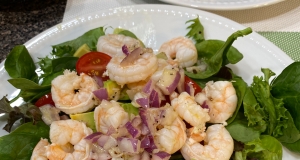 Quick Shrimp and Lime Salad for Two