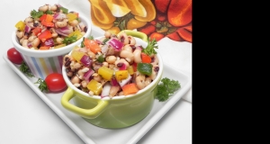 Garlic Lemon Black-Eyed Pea Salad