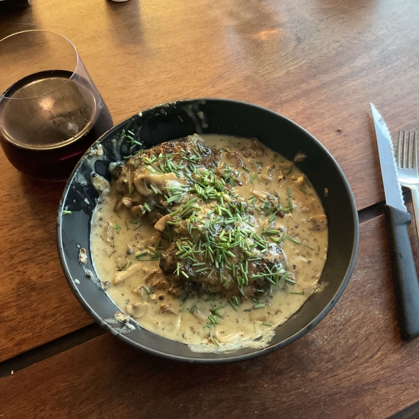 Creamy Garlic and Mushroom Chicken Thighs