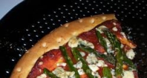 Blue Cheese and Asparagus Pizza