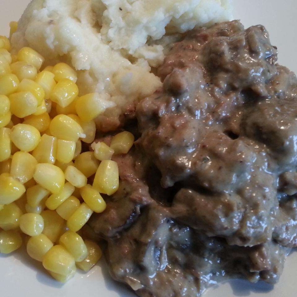 Onion Elk Roast Stroganoff