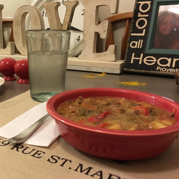 Cheddar Bratwurst Stew