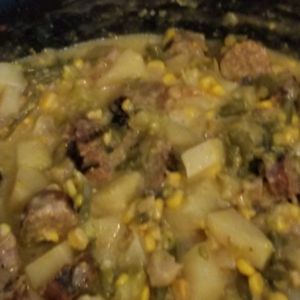Cheddar Bratwurst Stew