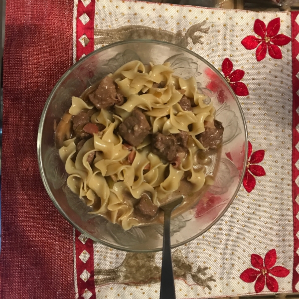 Beef Stroganoff with Noodles