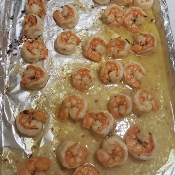 Marinated Broiled Easy Peel Shrimp