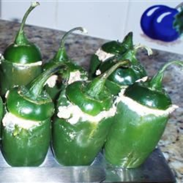 Stuffed Jalapenos with Smoked Gouda and Pineapple