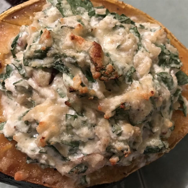 Acorn Squash with Spinach and Ricotta