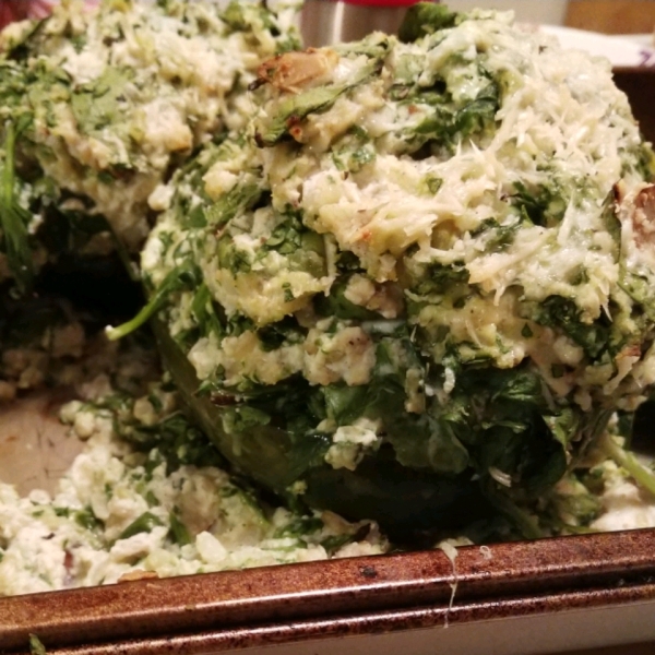 Acorn Squash with Spinach and Ricotta