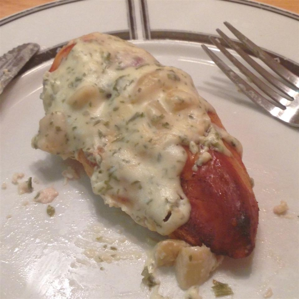 Broiled Chicken with Roasted Garlic Sauce