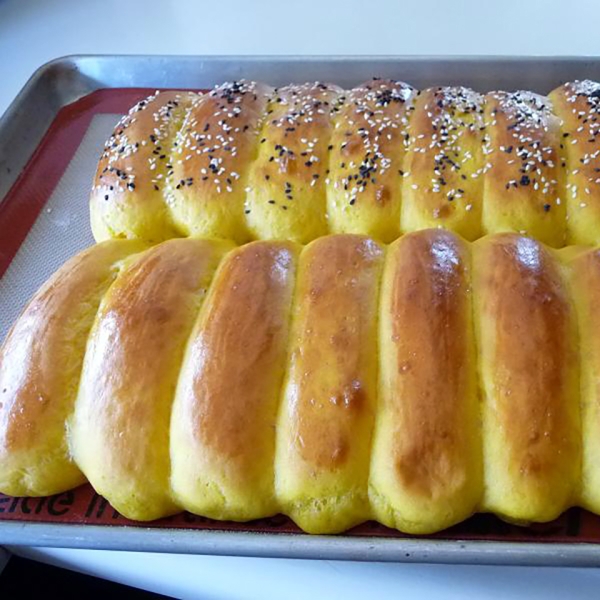 Pumpkin Sandwich Rolls