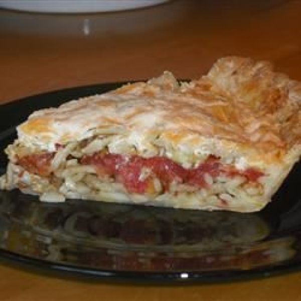 Cheddar-Tomato Pie